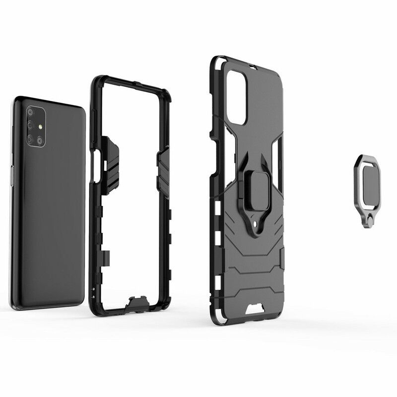 Deksel Til Samsung Galaxy M51 Motstandsdyktig Ring