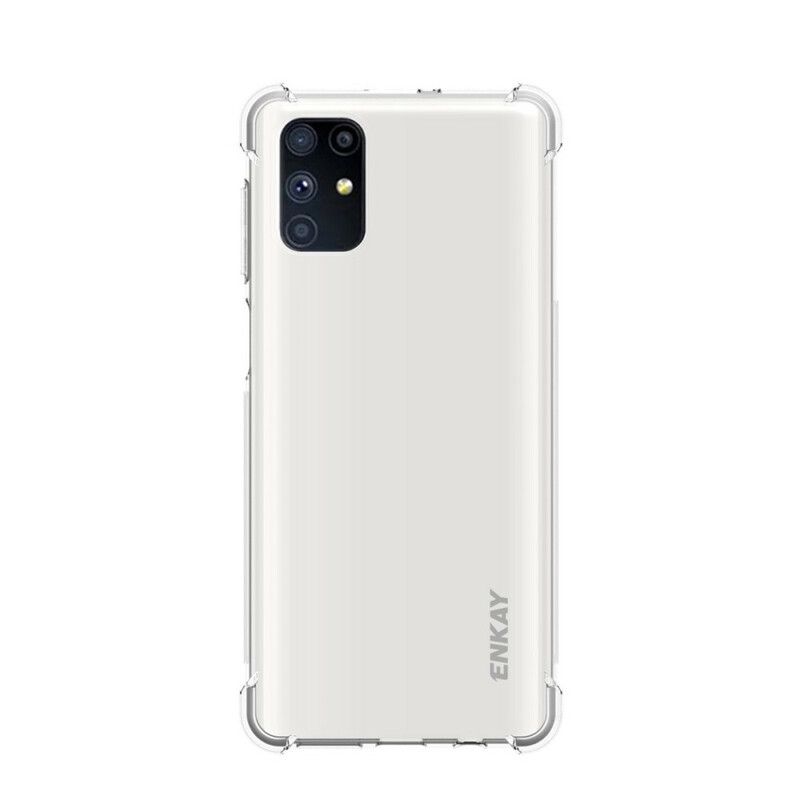 Deksel Til Samsung Galaxy M51 Transparent Enkay