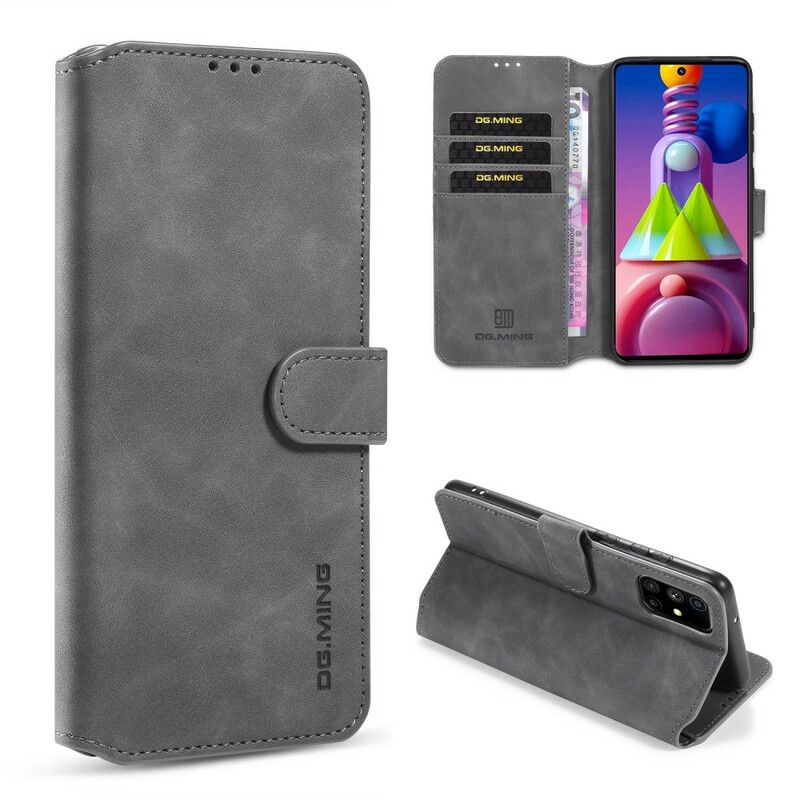 Folio Deksel Til Samsung Galaxy M51 Vintage Skinneffekt Khazneh