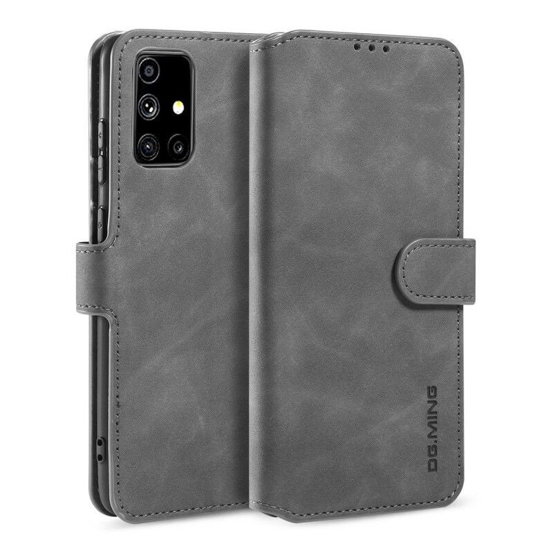 Folio Deksel Til Samsung Galaxy M51 Vintage Skinneffekt Khazneh