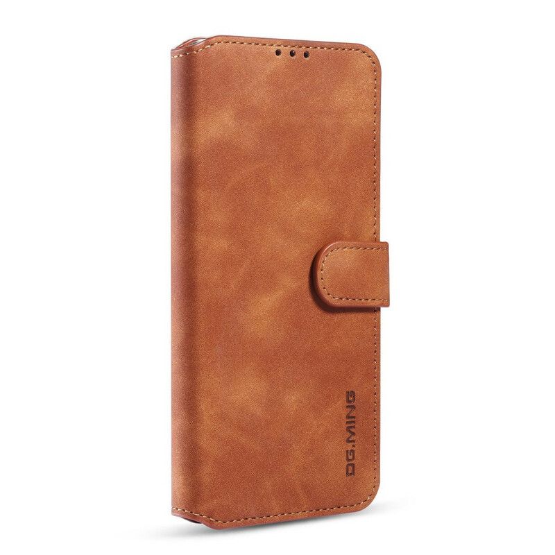 Folio Deksel Til Samsung Galaxy M51 Vintage Skinneffekt Khazneh