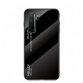 Deksel Til Huawei P40 Lite 5G Hei Herdet Glass