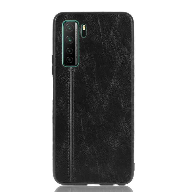 Deksel Til Huawei P40 Lite 5G Søm I Skinn