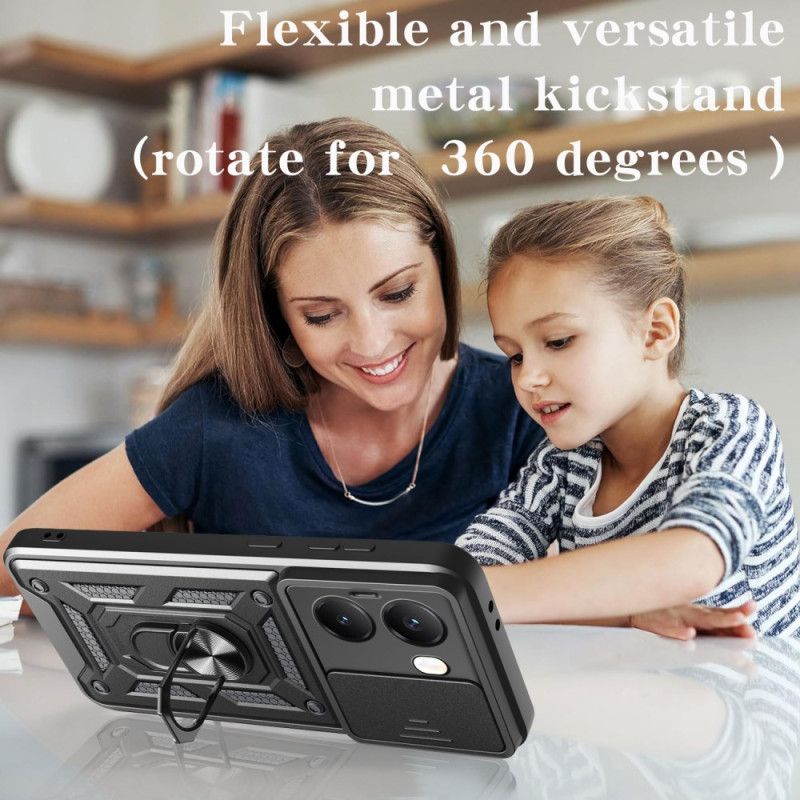 Deksel Poco X7 Pro 5g Skyvefeste Og Beskyttelse For Kamera Med 5 Ringer