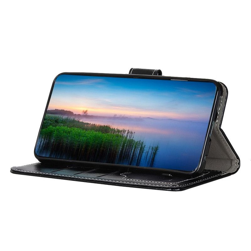 Folio Deksel Poco X7 Pro 5g Glanset Kunstskinn