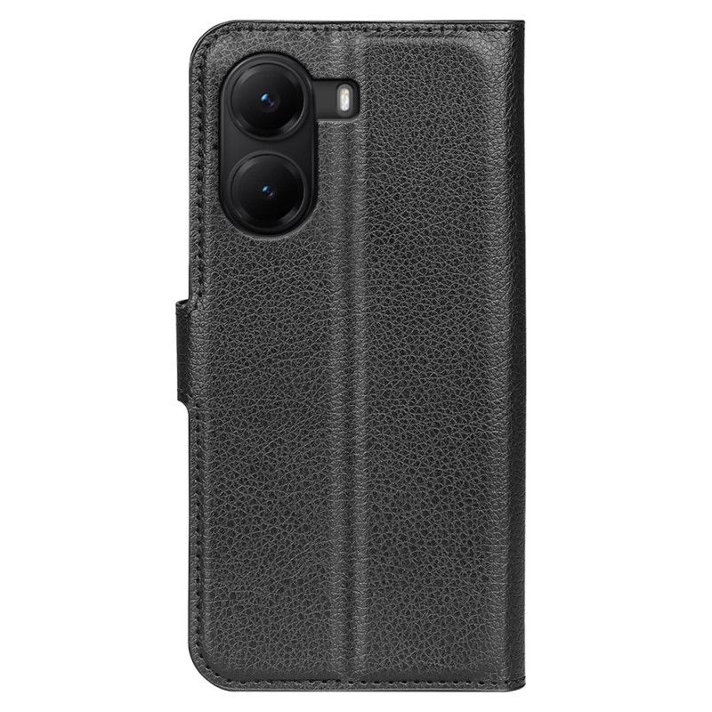 Folio Deksel Poco X7 Pro 5g Litchi-imitasjon Beskyttelse Deksel