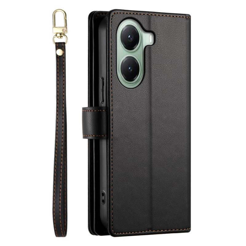 Folio Deksel Poco X7 Pro 5g Lommebok Med Stropp Og Skulderstropp Beskyttelse Deksel