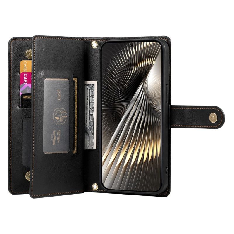 Folio Deksel Poco X7 Pro 5g Lommebok Med Stropp Og Skulderstropp Beskyttelse Deksel