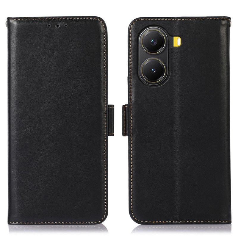 Folio Deksel Poco X7 Pro 5g Rfid-blokkerende Skinn