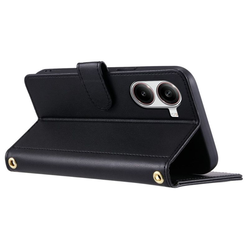 Folio Deksel Poco X7 Pro 5g Vattert Med Stropp