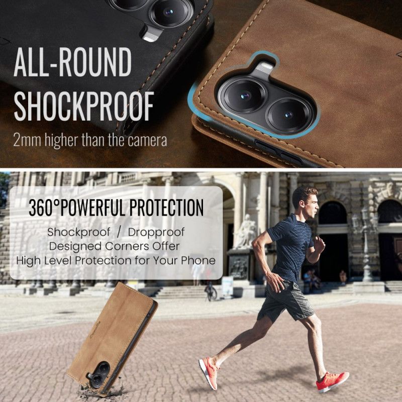 Lærdeksel Folio Deksel Poco X7 Pro 5g Mobildeksel Casem