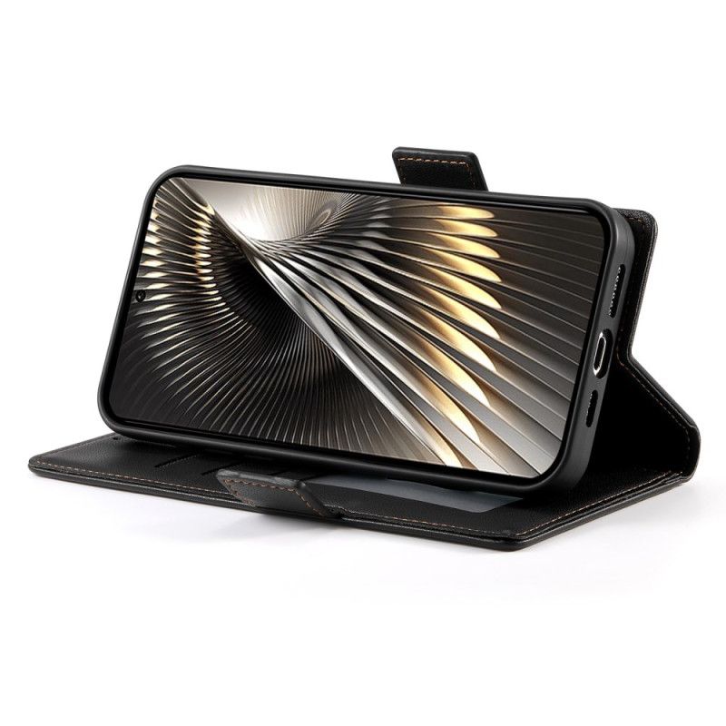 Lærdeksel Folio Deksel Poco X7 Pro 5g Mobildeksel Klassisk Med Dekorativ Nagle