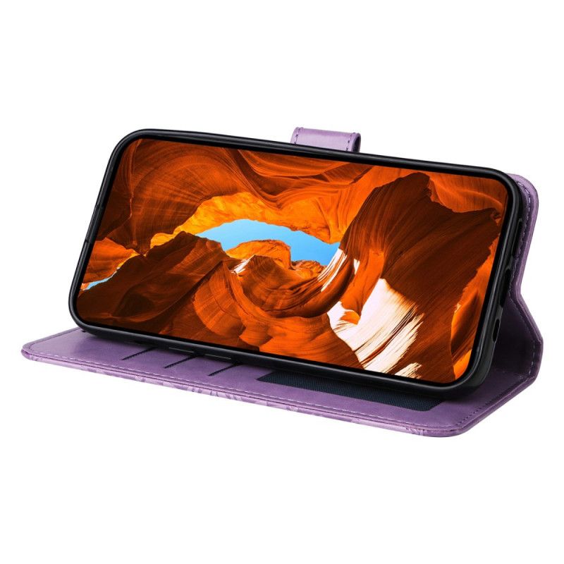 Lærdeksel Folio Deksel Poco X7 Pro 5g Mobildeksel Mandala-snor