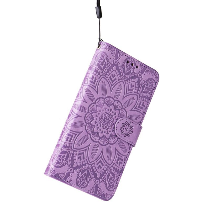 Lærdeksel Folio Deksel Poco X7 Pro 5g Mobildeksel Mandala-snor