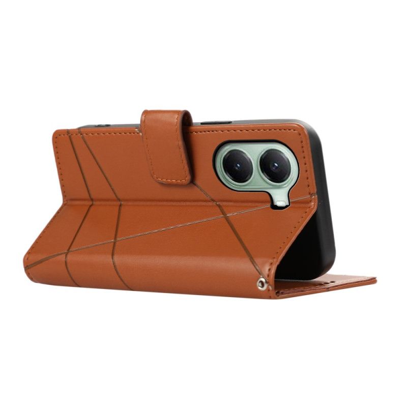 Lærdeksel Folio Deksel Poco X7 Pro 5g Mobildeksel Striper