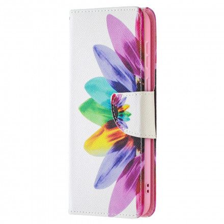 Folio Deksel Til Huawei P50 Akvarellblomst