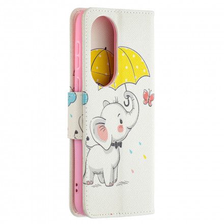 Folio Deksel Til Huawei P50 Elefantbaby