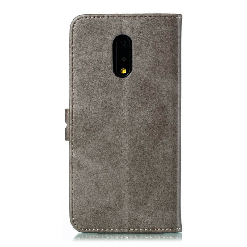 Folio Deksel Til OnePlus 7 Kattunge