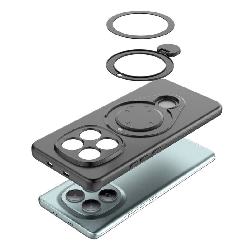 Deksel Xiaomi Redmi Note 15 5g Mobildeksel Magnetisk Med Roterende Stativ