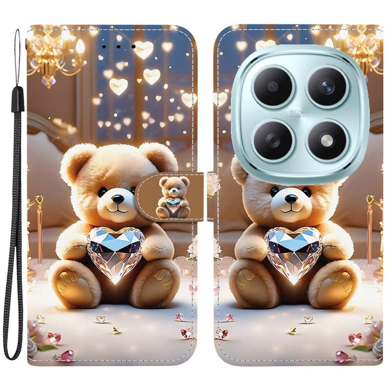 Folio Deksel Til Xiaomi Redmi Note 15 5g Diamantbjørn