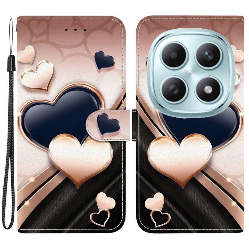 Folio Deksel Til Xiaomi Redmi Note 15 5g Kjærlighetsmønster