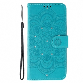 Folio Deksel Til Xiaomi Redmi Note 15 5g Mandala Og Strass