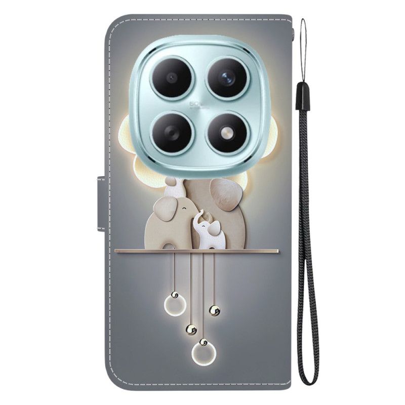 Folio Deksel Til Xiaomi Redmi Note 15 5g Tre Elefanter