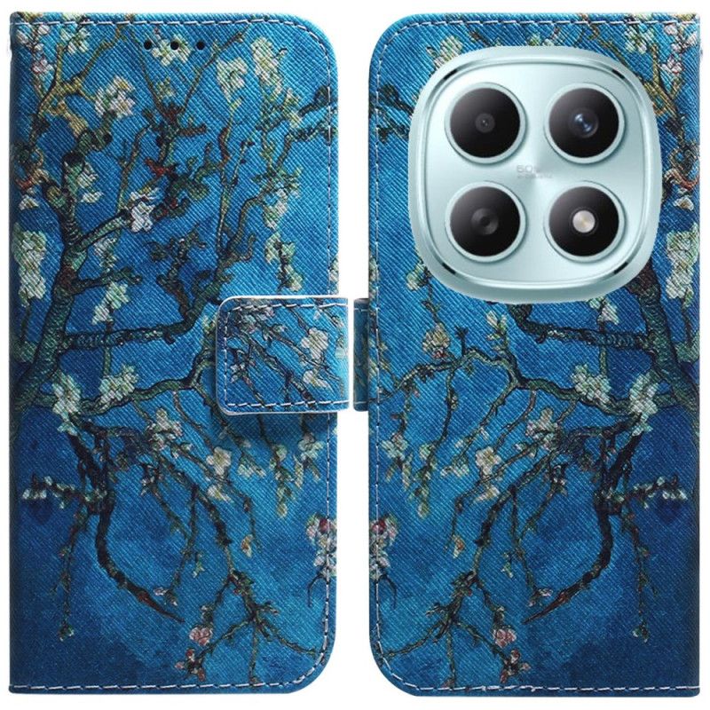 Folio Deksel Xiaomi Redmi Note 15 5g Aprikosblomster Beskyttelse Deksel