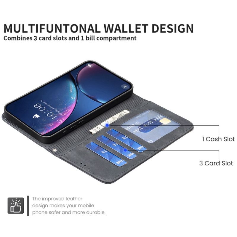 Folio Deksel Xiaomi Redmi Note 15 5g Binfen-farge Geometrisk Beskyttelse Deksel