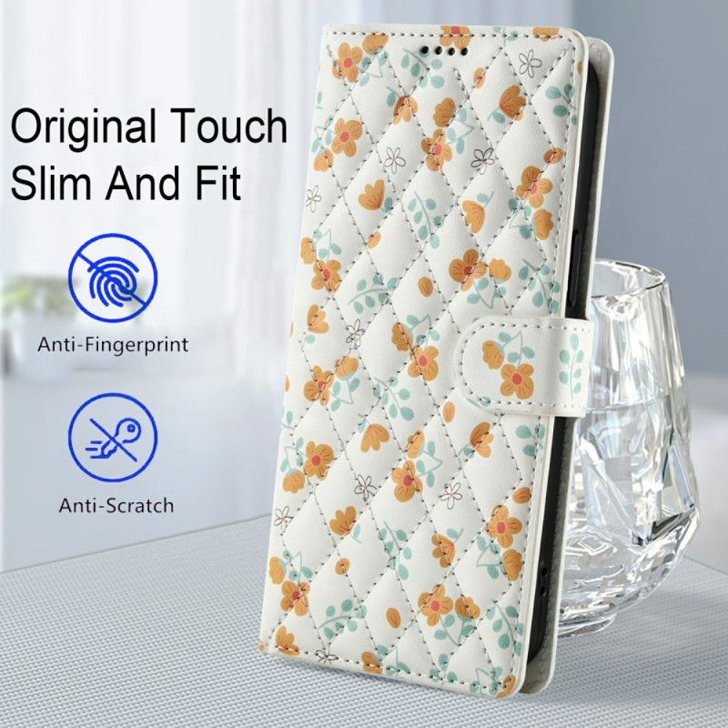 Folio Deksel Xiaomi Redmi Note 15 5g Blomsterstropp