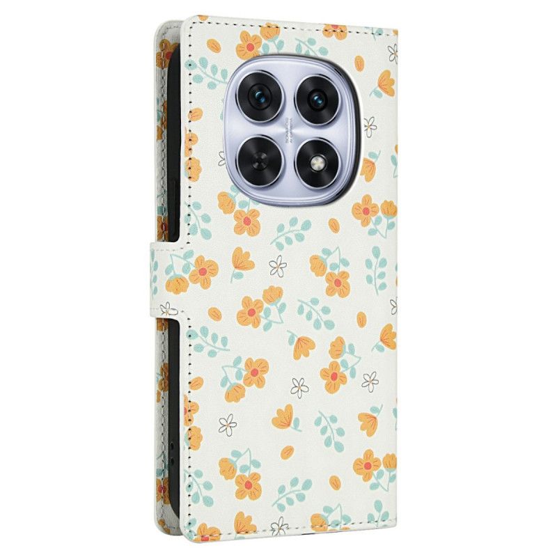 Folio Deksel Xiaomi Redmi Note 15 5g Blomsterstropp