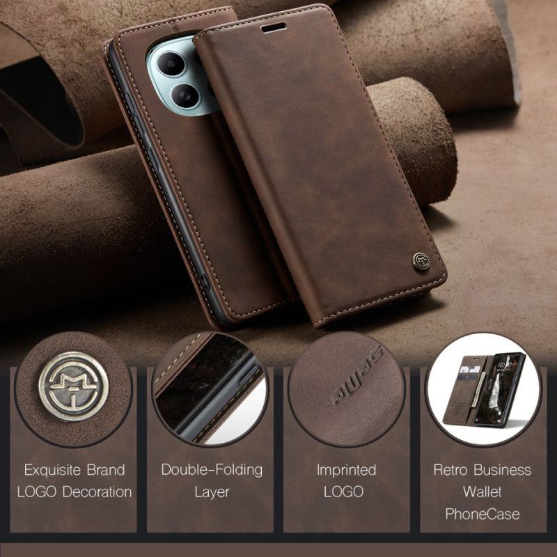 Folio Deksel Xiaomi Redmi Note 15 5g Caseme Beskyttelse Deksel