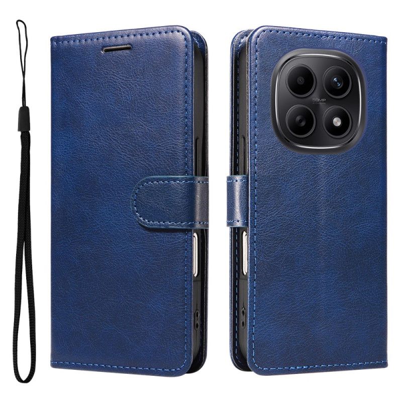 Folio Deksel Xiaomi Redmi Note 15 5g Ensfarget Skinneffekt