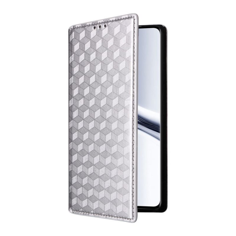 Folio Deksel Xiaomi Redmi Note 15 5g Gravert Diamantmønster