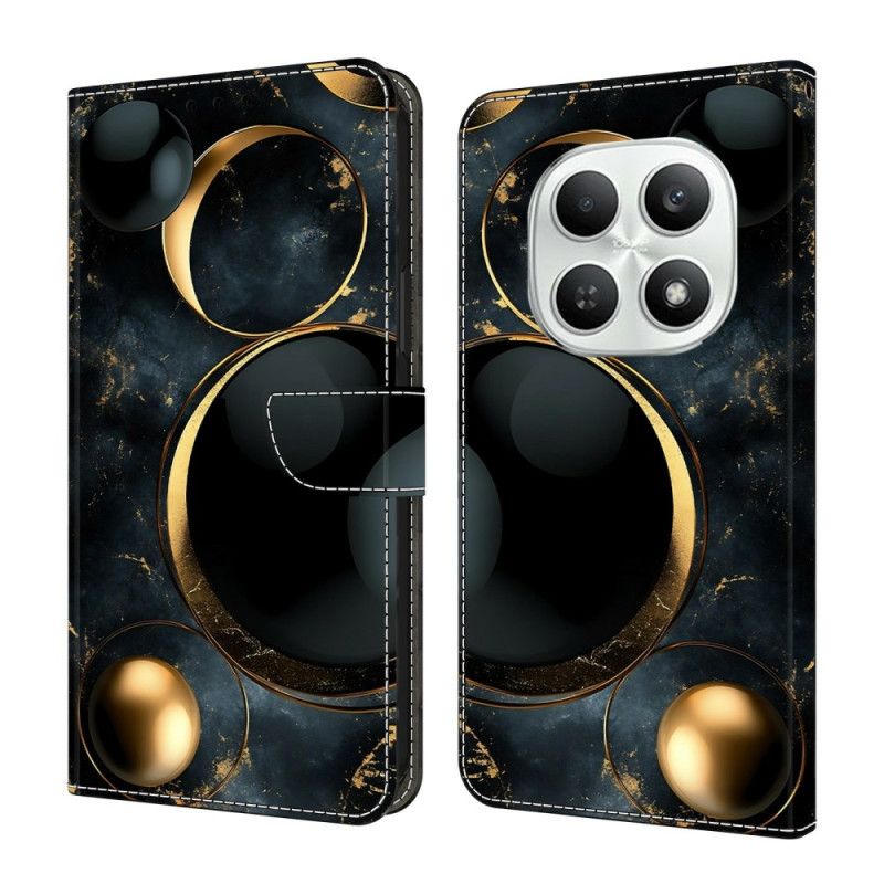 Folio Deksel Xiaomi Redmi Note 15 5g Gullringer