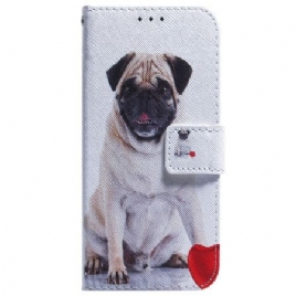 Folio Deksel Xiaomi Redmi Note 15 5g Mopshund Beskyttelse Deksel