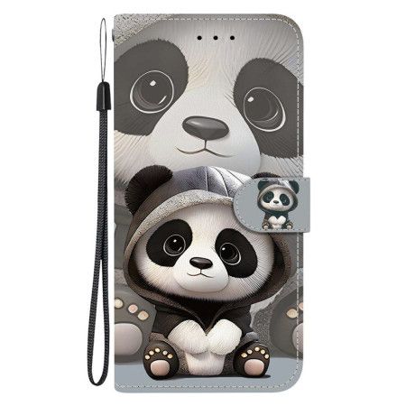 Folio Deksel Xiaomi Redmi Note 15 5g Pandamønster