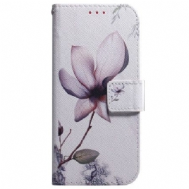 Folio Deksel Xiaomi Redmi Note 15 5g Rosa Blomst Beskyttelse Deksel