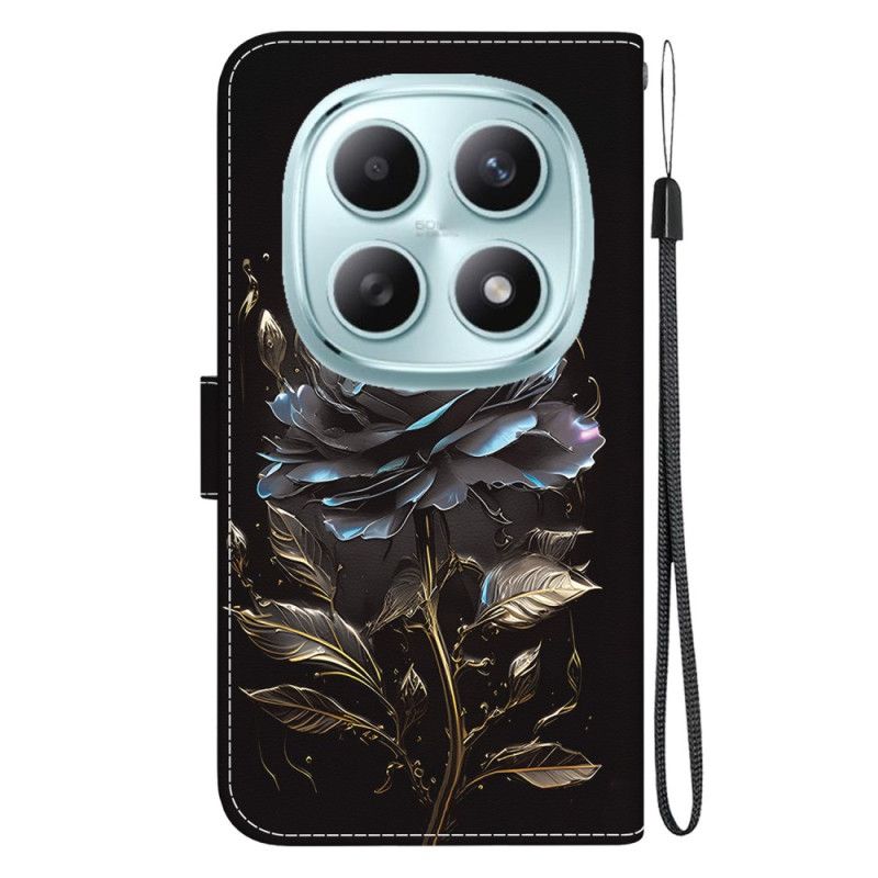 Folio Deksel Xiaomi Redmi Note 15 5g Svart Rose