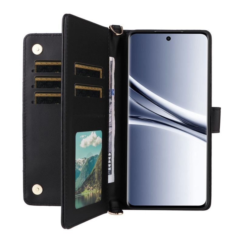 Folio Deksel Xiaomi Redmi Note 15 5g Vattert Med Skulderstropp Og Stropp Beskyttelse Deksel