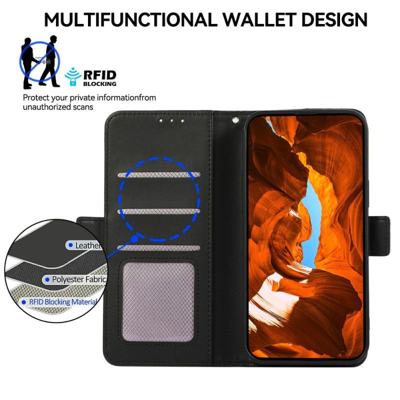 Lærdeksel Folio Deksel Xiaomi Redmi Note 15 5g Mobildeksel Abeel