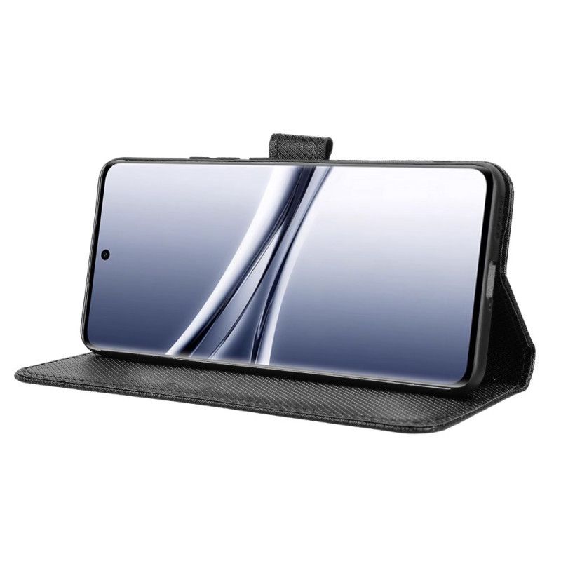 Lærdeksel Folio Deksel Xiaomi Redmi Note 15 5g Mobildeksel Diamanttekstur