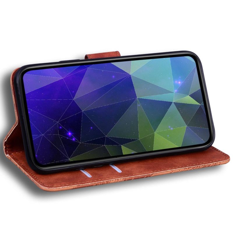 Lærdeksel Folio Deksel Xiaomi Redmi Note 15 5g Mobildeksel Semsket Skinneffekt