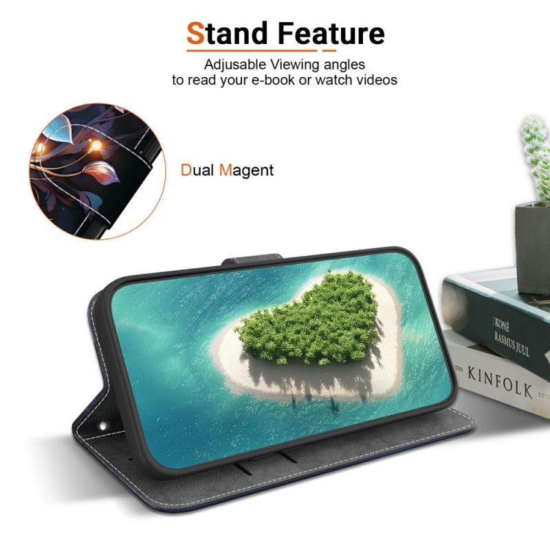 Lærdeksel Folio Deksel Xiaomi Redmi Note 15 5g Mobildeksel Små Lanterneblomster