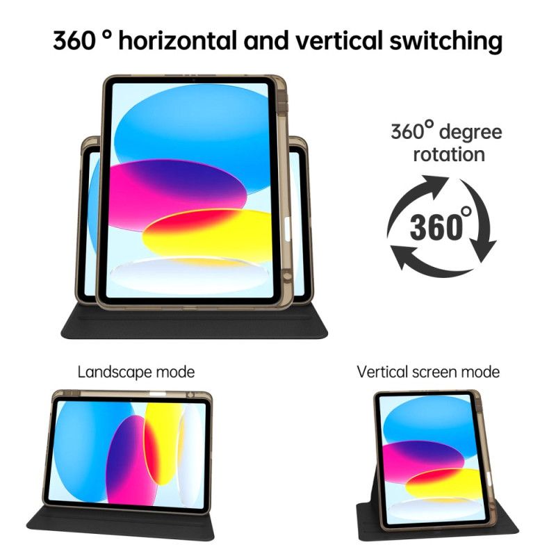 Case Etui iPad (2025) Mobildeksel Roterende Pastellfarge
