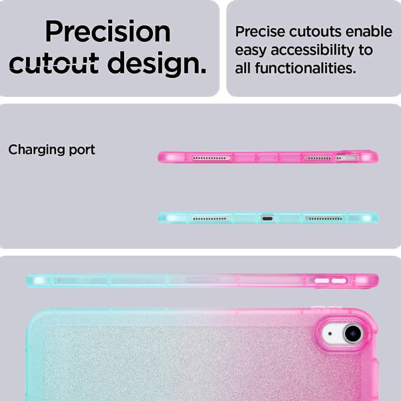 Deksel iPad (2025) Gradient Beskyttelse Deksel