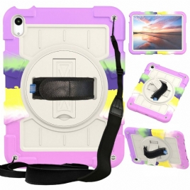 Deksel iPad (2025) Robust Roterende Stropp Og Stativ Beskyttelse Deksel