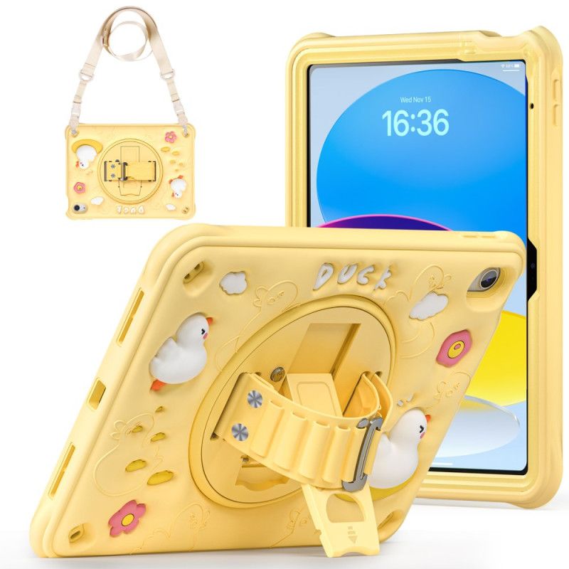 Deksel Til iPad (2025) Andestativ Og Skulderstropp For Barn