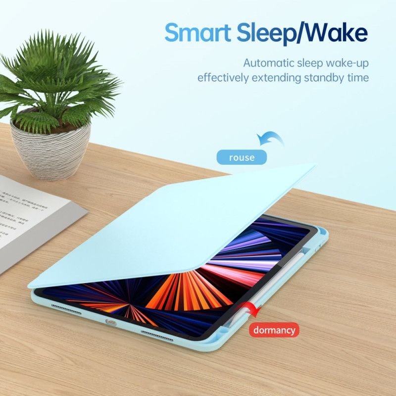 Etui iPad (2025) Roterende Stativ Og Pastellfarget Deksel Beskyttelse Deksel