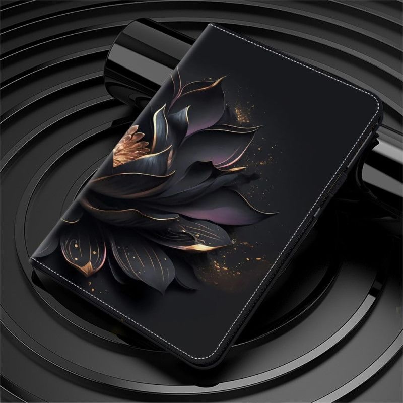 Etui iPad (2025) Svart Rose